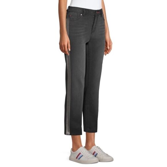 EV1 Maddy Straight Leg Black Jeans Sz 2 - Picture 1 of 9